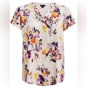 💜 Torrid 6X Floral Harper Top